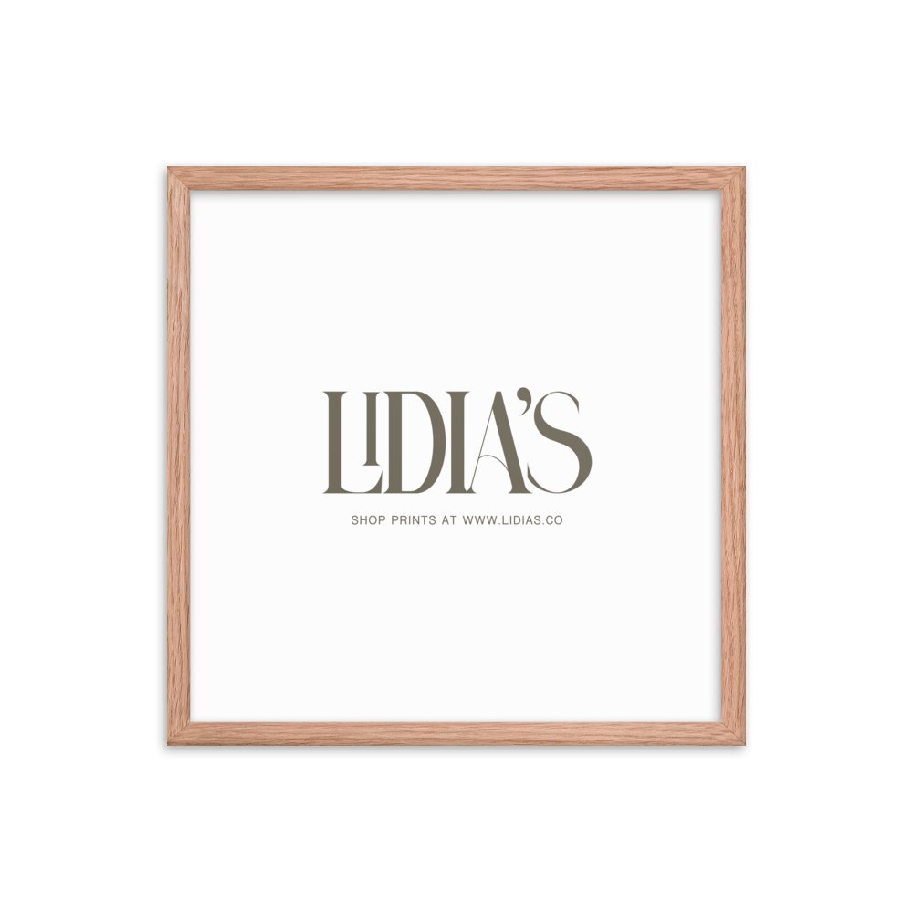 Oak Wood Picture Frame - Lidia's