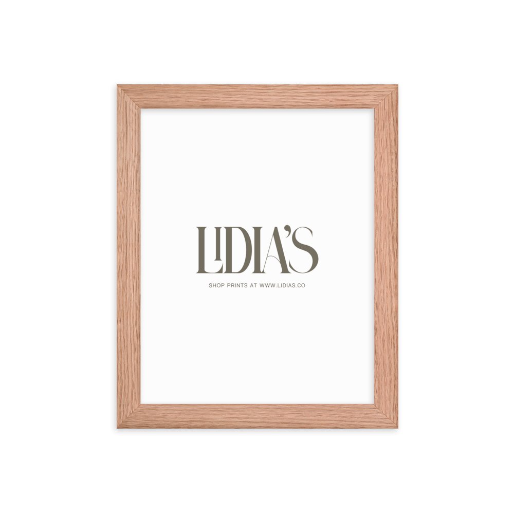 Oak Wood Picture Frame - Lidia's