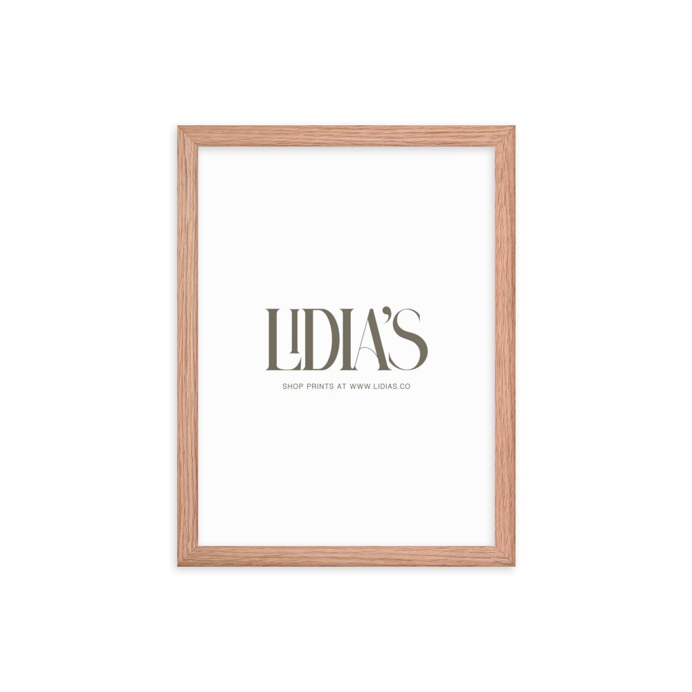 Oak Wood Picture Frame - Lidia's