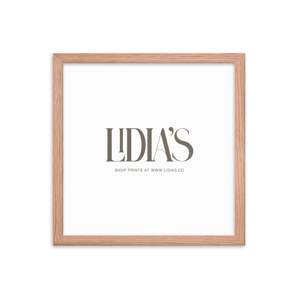 Oak Wood Picture Frame - Lidia's