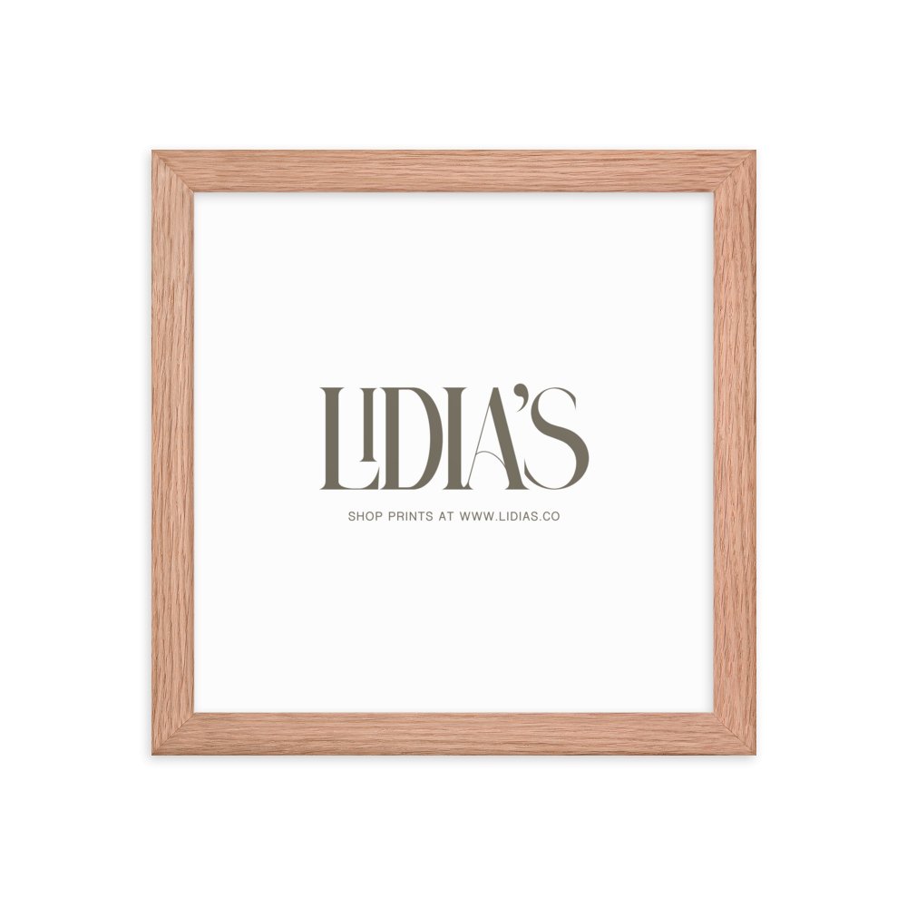 Oak Wood Picture Frame - Lidia's