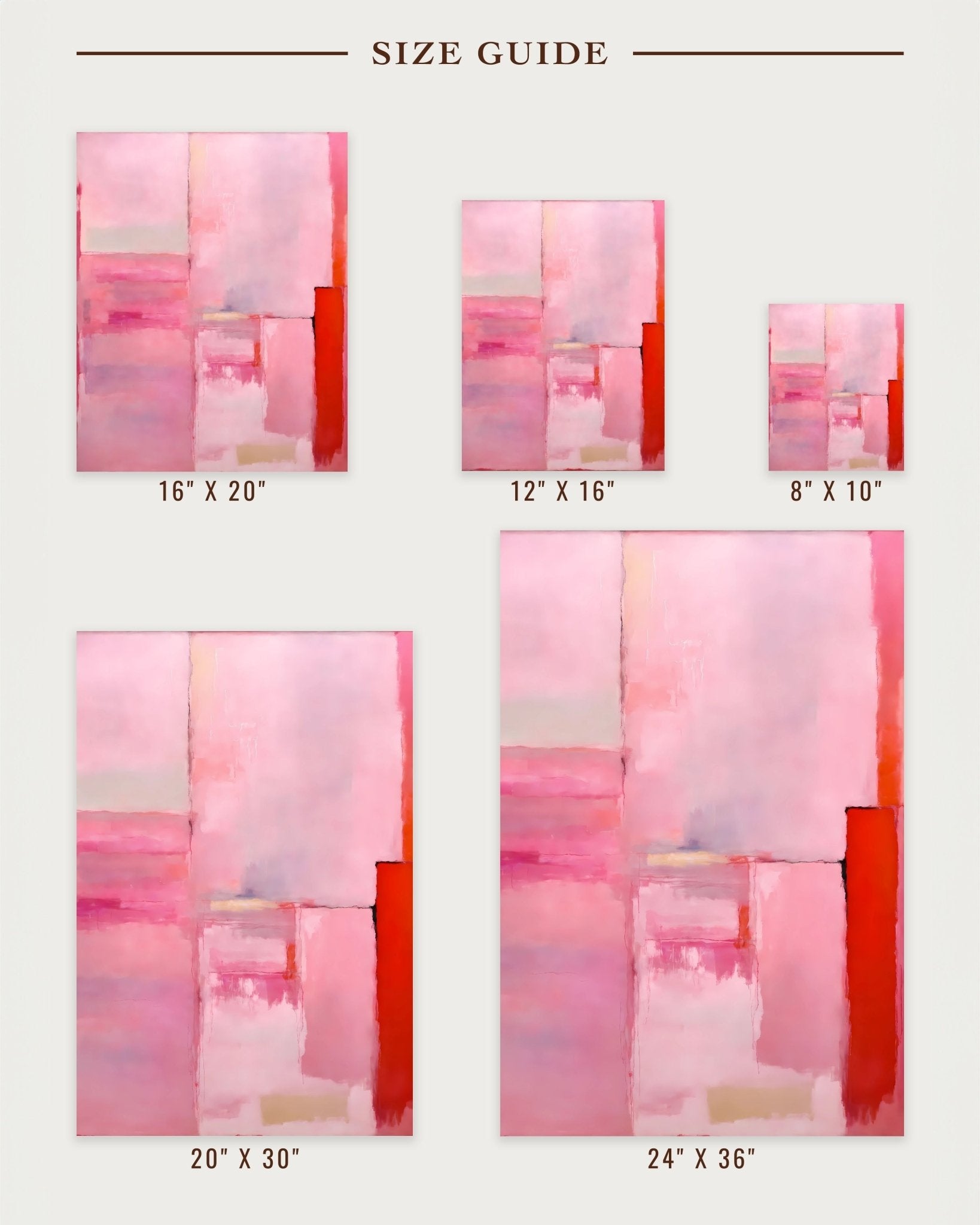 "Rothko Pink" Art Print - Lidia's