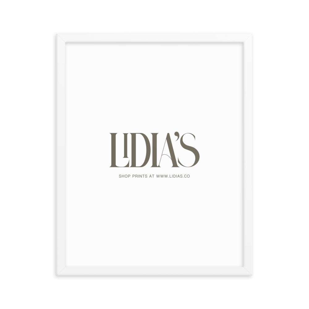 White Wood Picture Frame - Lidia's