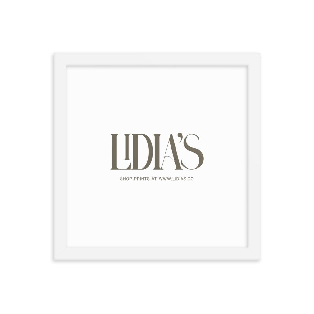 White Wood Picture Frame - Lidia's