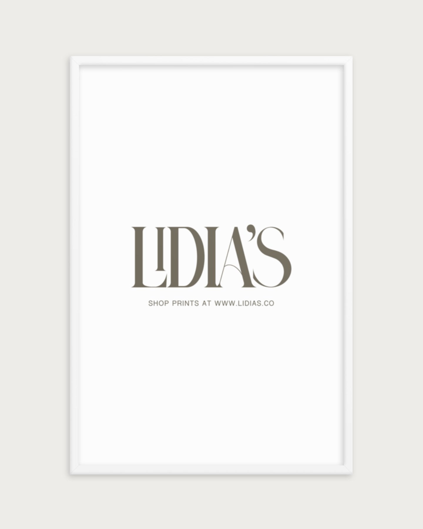 White Wood Picture Frame - Lidia's