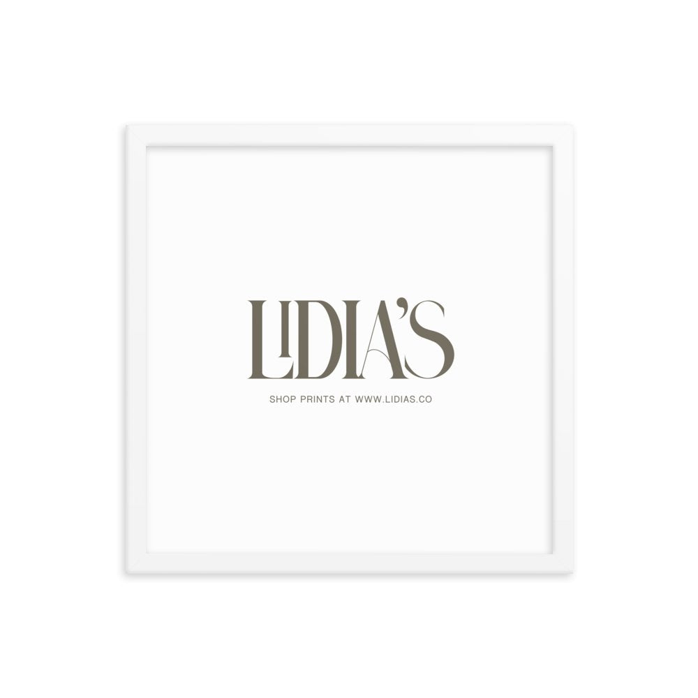 White Wood Picture Frame - Lidia's