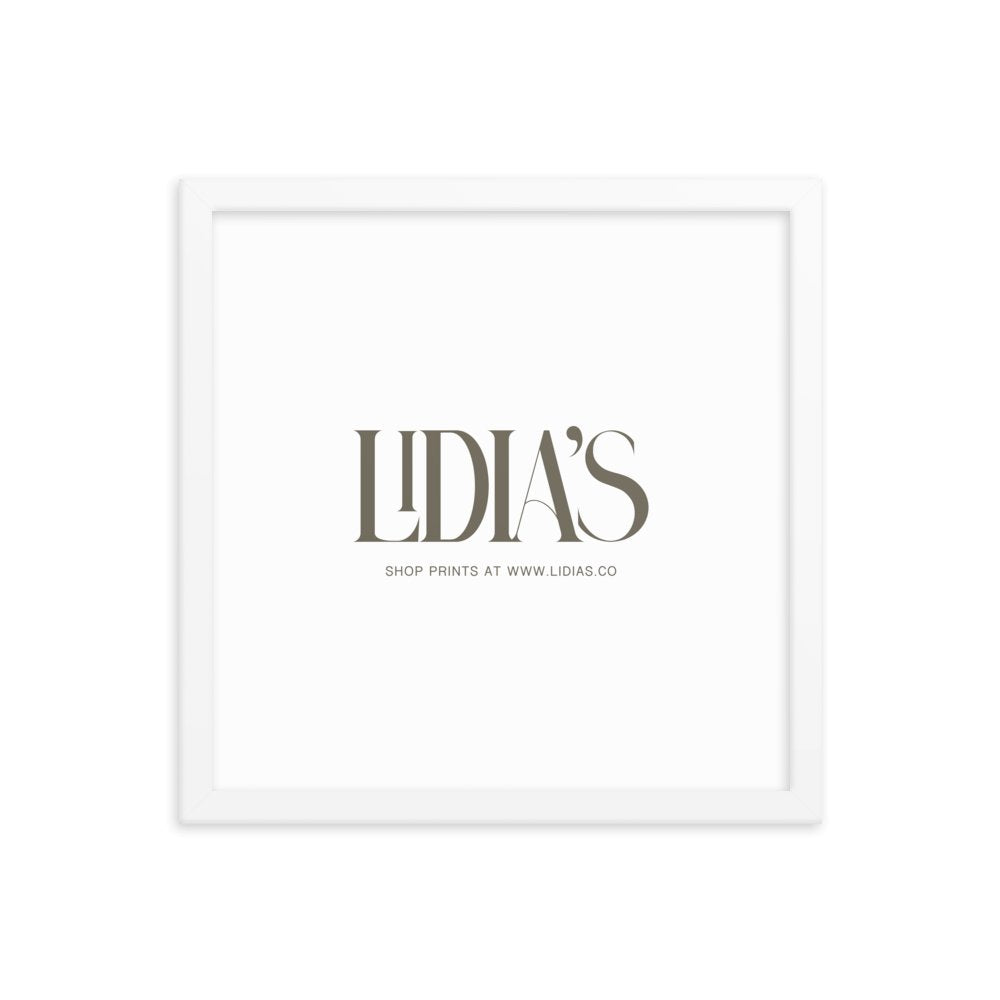 White Wood Picture Frame - Lidia's