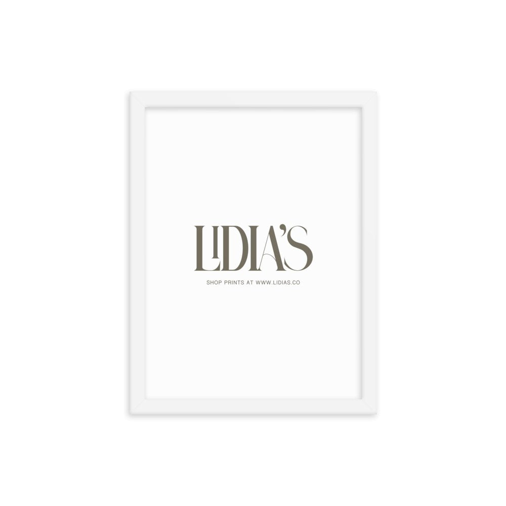 White Wood Picture Frame - Lidia's